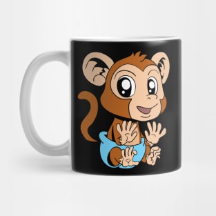 Kawaii Baby Ape Mug